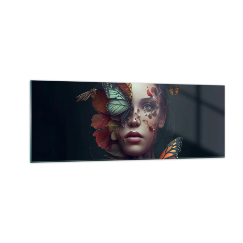 Glastavla - Bild på glas - En underbar metamorfos - 140x50 cm