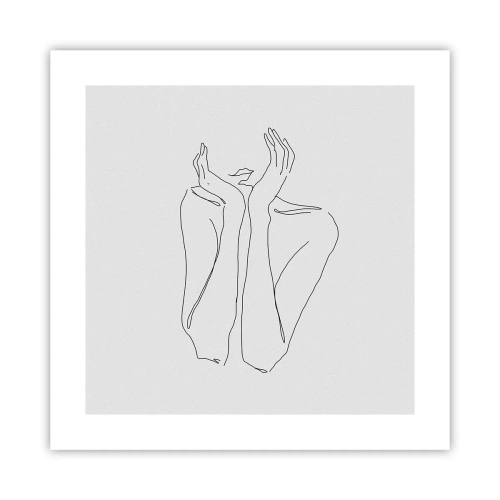 Affisch - Vad flickorna drömmer om - 40x40 cm