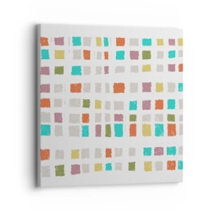 Canvastavla - Bild på duk - Ett okänt spel - 30x30 cm