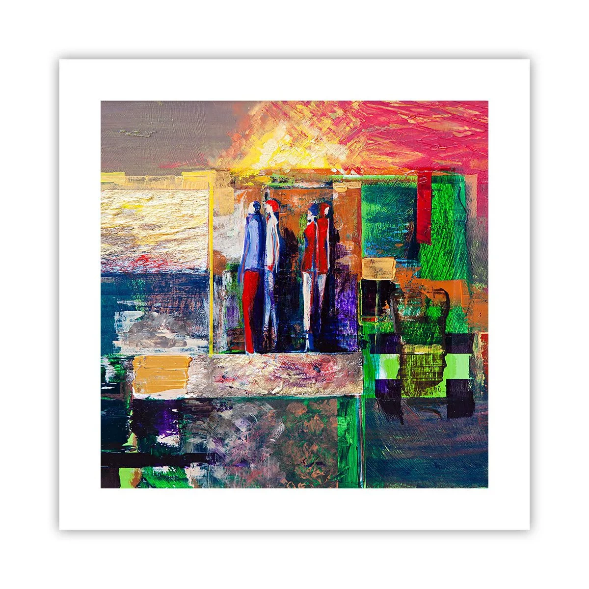 Affisch - Relationer och emotioner - 40x40 cm