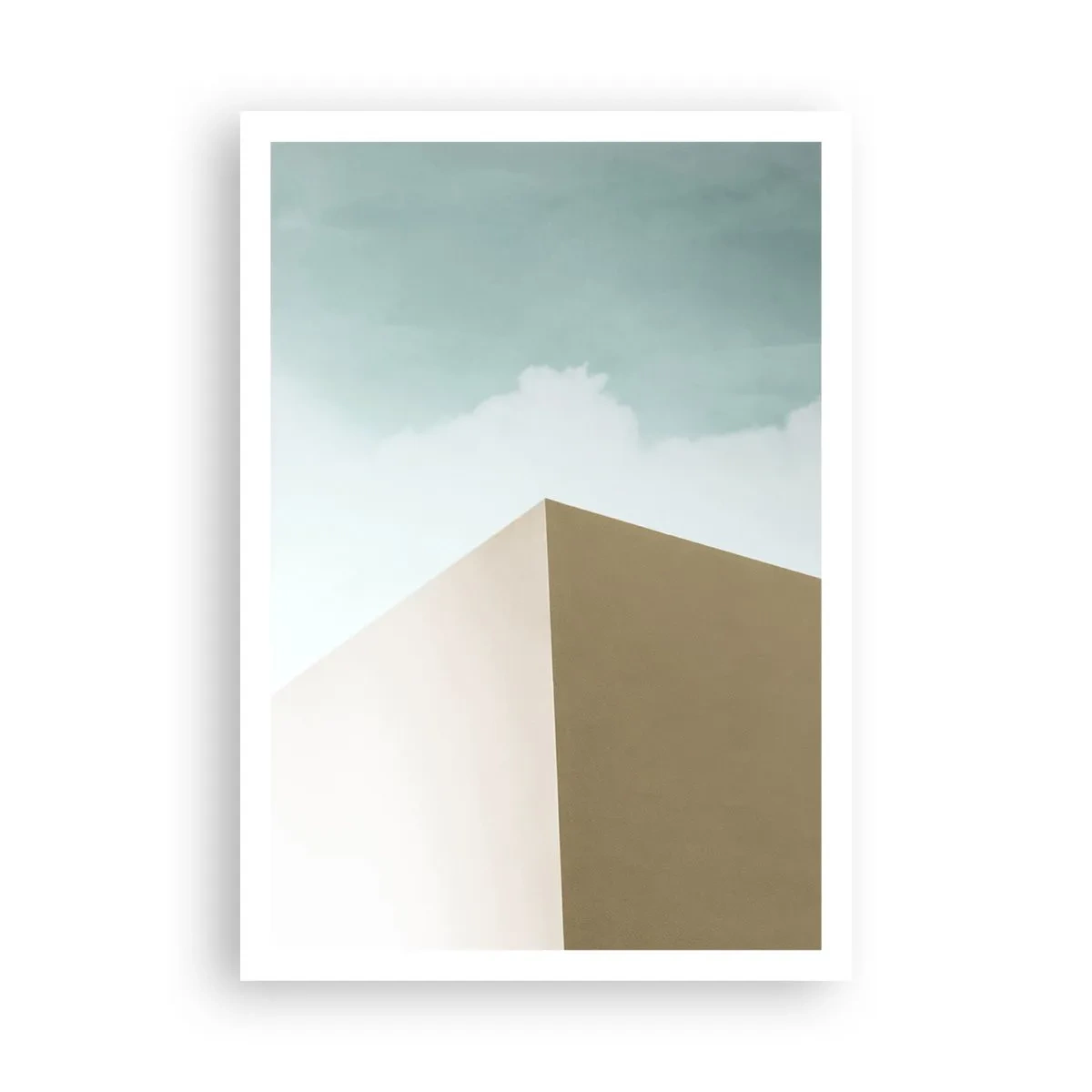 Affisch - Geometri av en solig sommar - 70x100 cm
