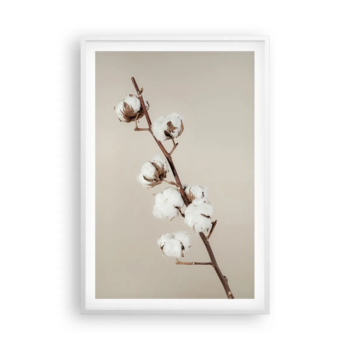 Affisch i vit ram - Hos mjukhetens källa - 61x91 cm