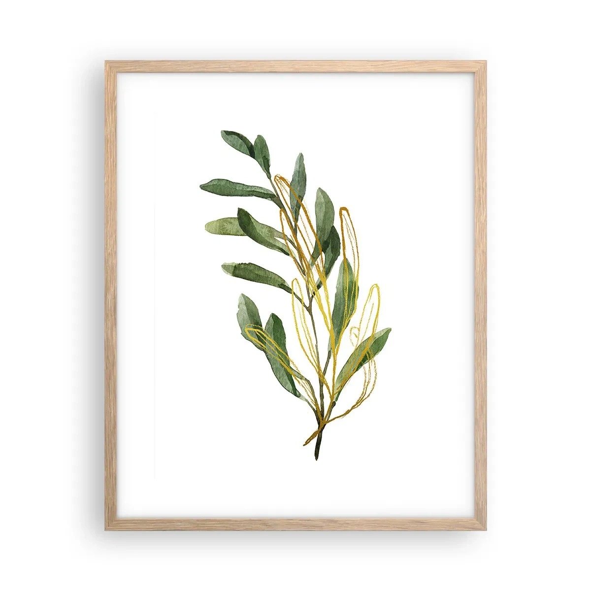 Affisch i ram av ljusek - Allt som är gott - 40x50 cm