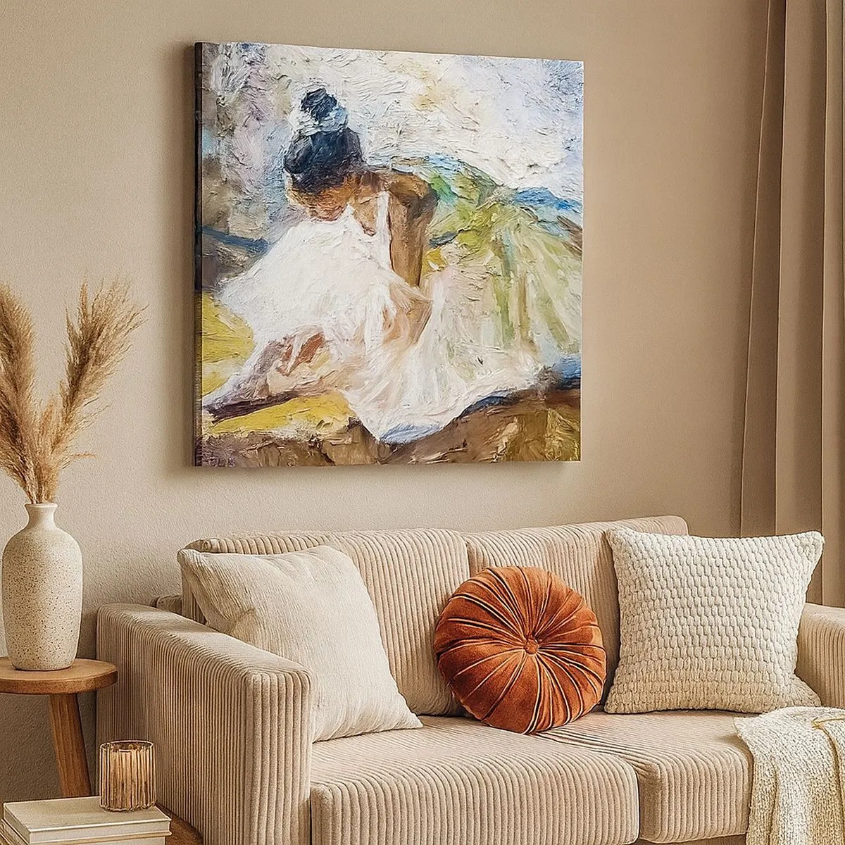 Canvastavla - Bild på duk - Från Degas tavla - 30x30 cm