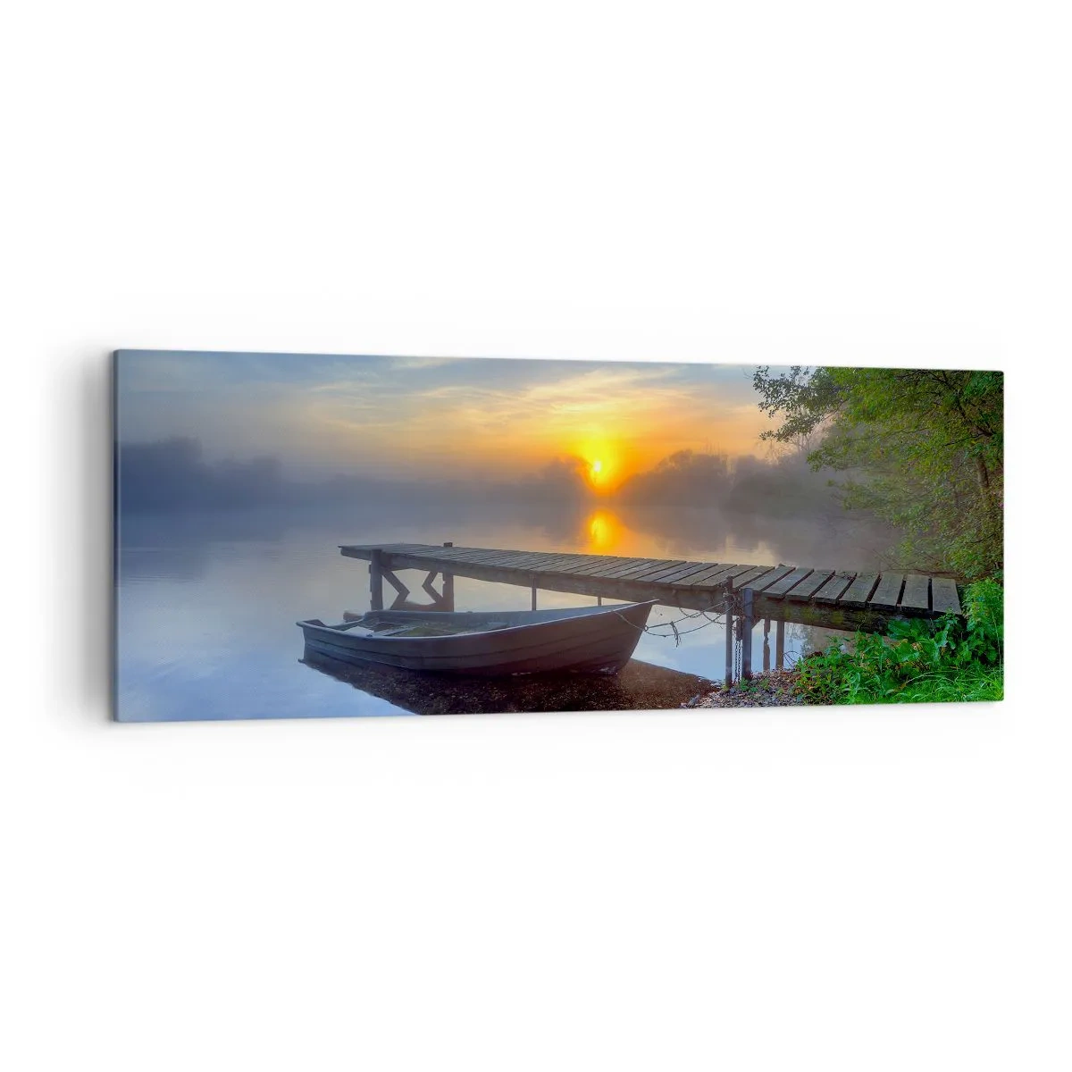 Canvastavla - Bild på duk - Det vanliga förvandlas till det magiska - 140x50 cm
