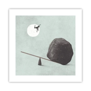 Affisch - Uppfylld dröm - 40x40 cm