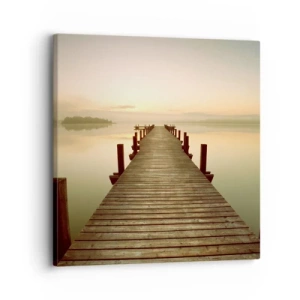 Canvastavla - Bild på duk - Förgryning, gryning, ljus - 30x30 cm