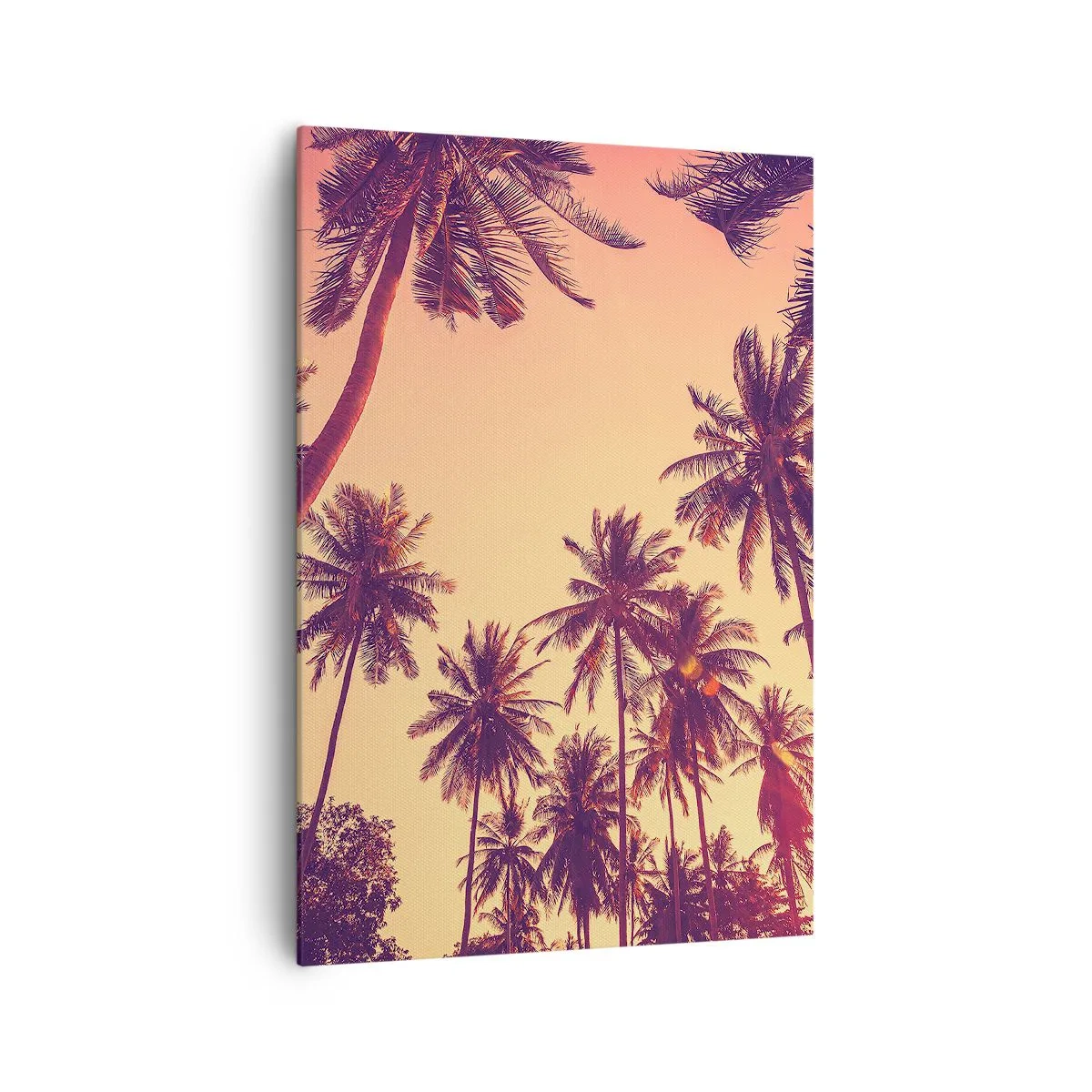 Canvastavla - Bild på duk - Tropisk variation - 70x100 cm