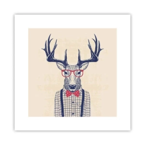 Affisch - Rolig extravagans - 30x30 cm