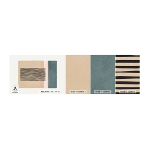 Provbit av självhäftande fototapet Deluxe Sticker - Allt väl - Abstraktion, Grafik, Minimalism - 100x30 cm