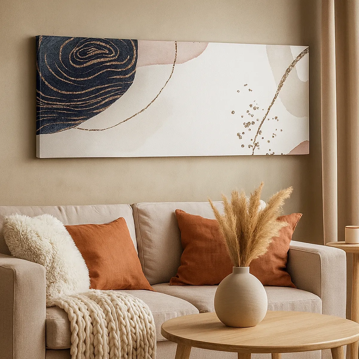 Canvastavla - Bild på duk - Allt flyter - 30x30 cm