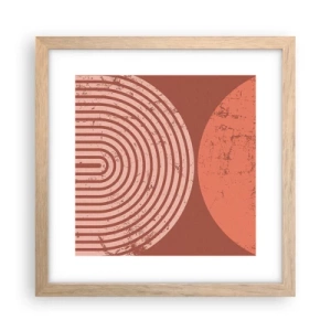 Affisch i ram av ljusek - Nära relation - 30x30 cm