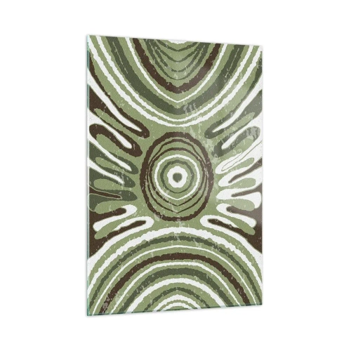 Glastavla - Bild på glas - Explosion av känslor - 50x70 cm