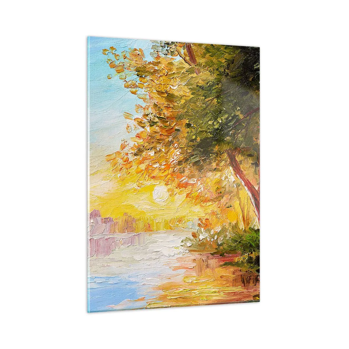 Glastavla - Bild på glas - Et in Arcadia ego - 50x70 cm