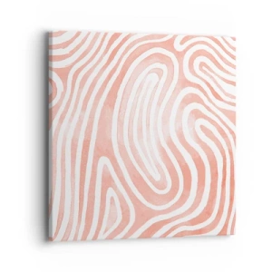 Canvastavla - Bild på duk - I en labyrint av koraller - 40x40 cm