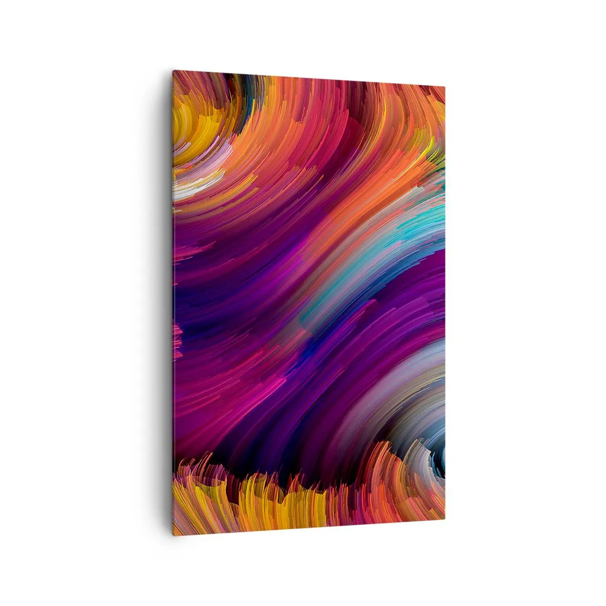 Canvastavla - Bild på duk - Början av en ny värld - 80x120 cm