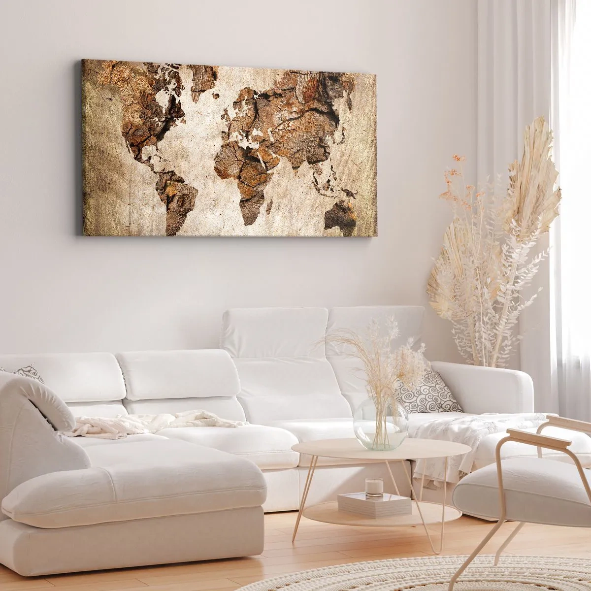 Canvastavla - Bild på duk - Världsupptäckt - 140x50 cm