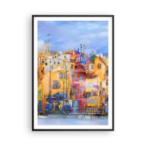 Affisch i svart ram - Vi är tillsammans - 70x100 cm