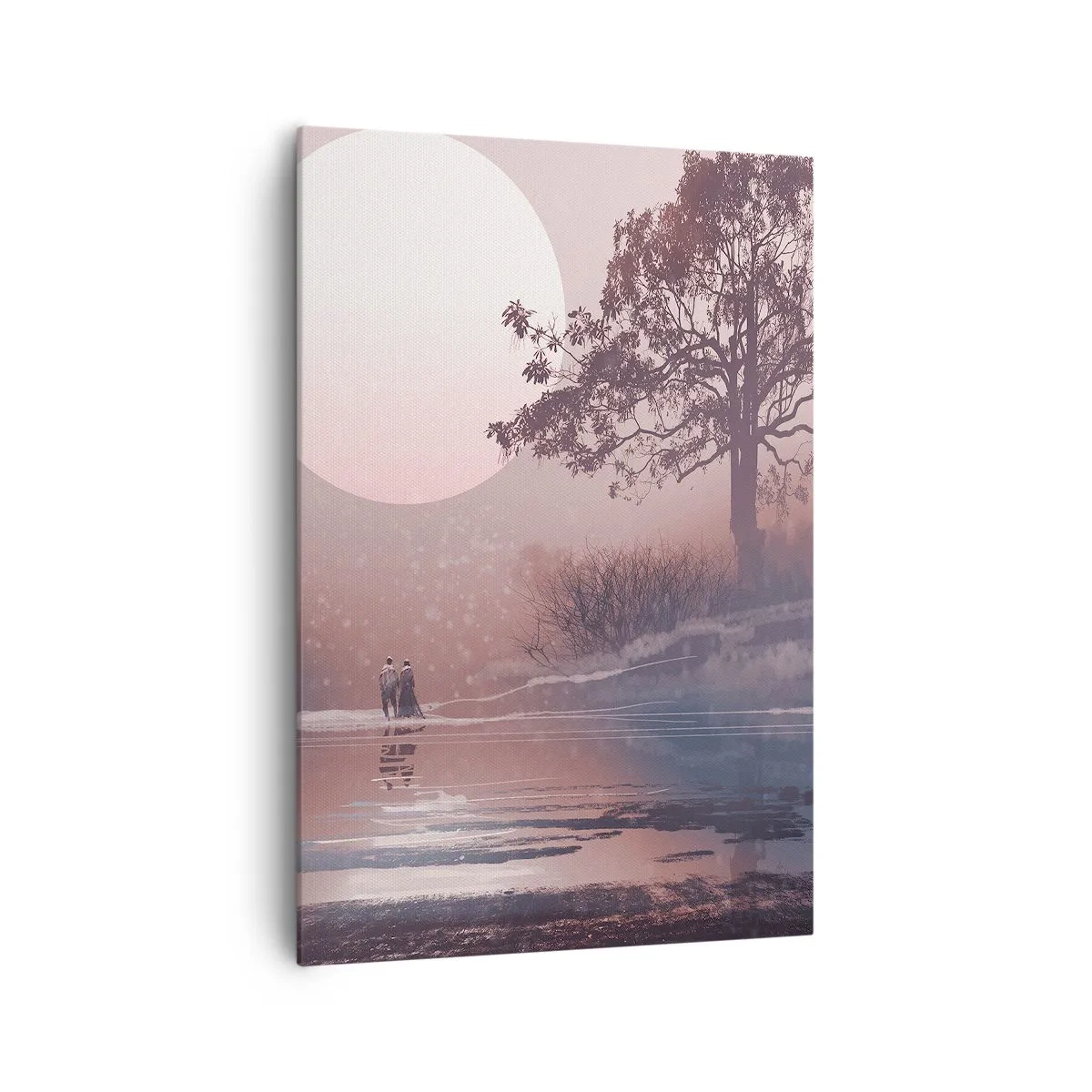 Canvastavla - Bild på duk - Nattens under - 70x100 cm