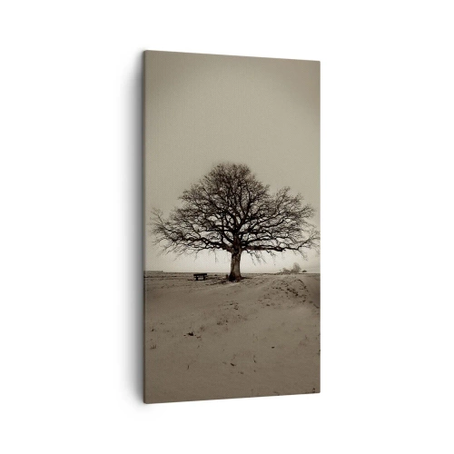 Canvastavla - Bild på duk - Härifrån till evighet - 45x80 cm