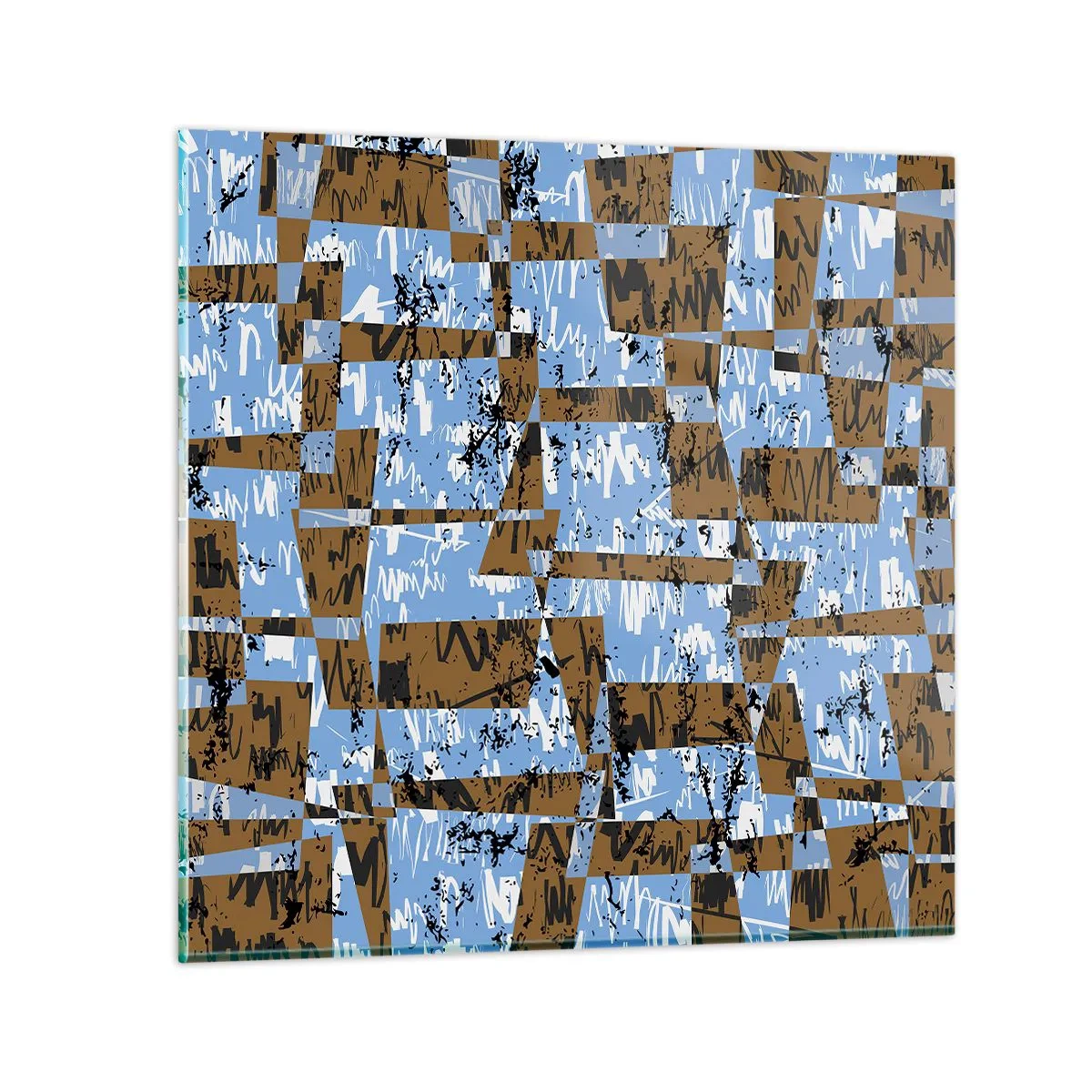 Glastavla - Bild på glas - Icke-folkligt urklipp - 30x30 cm