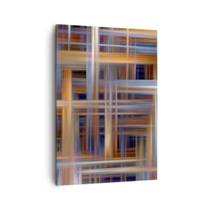 Canvastavla - Bild på duk - Vävd av ljus - 50x70 cm
