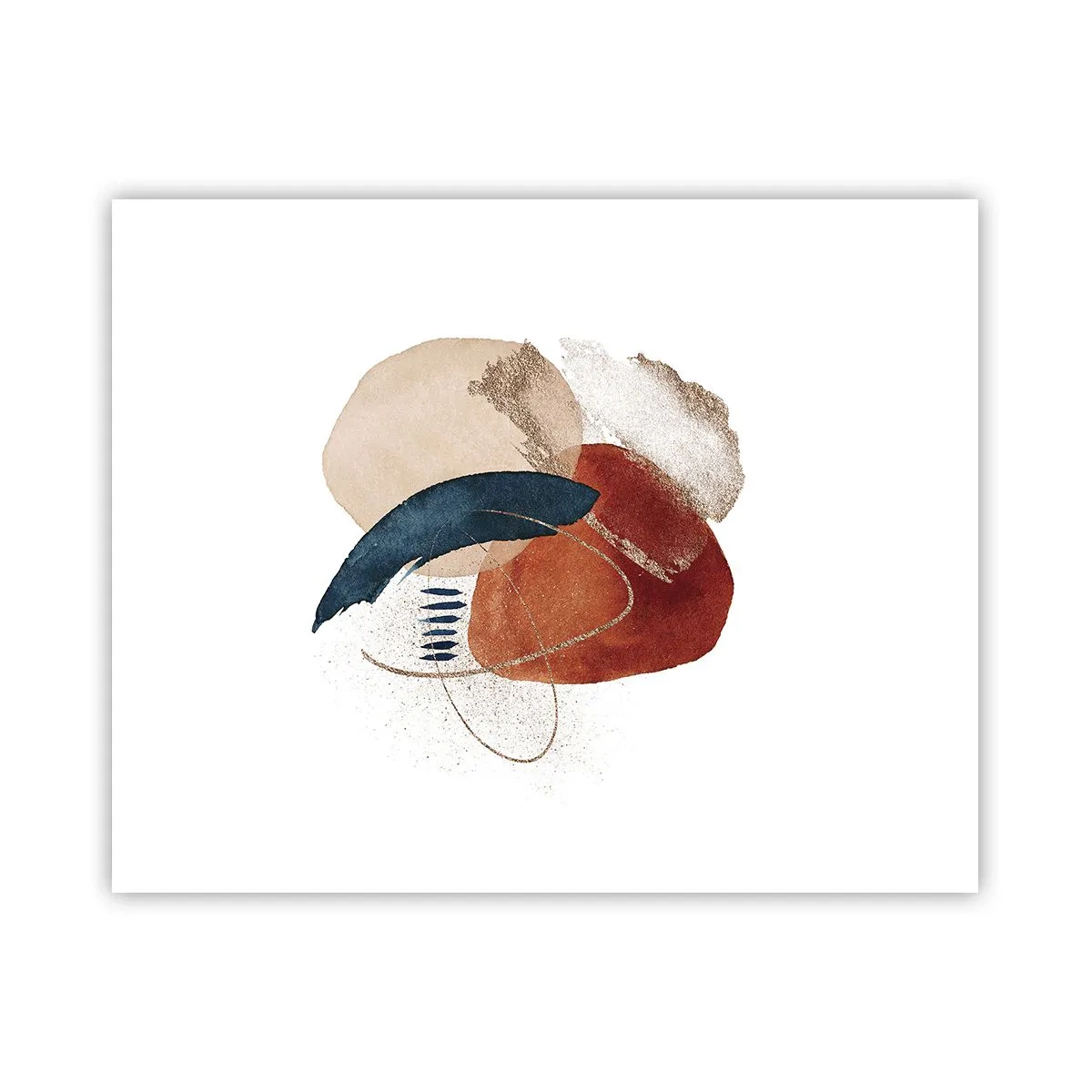 Affisch - Oval komposition - 50x40 cm