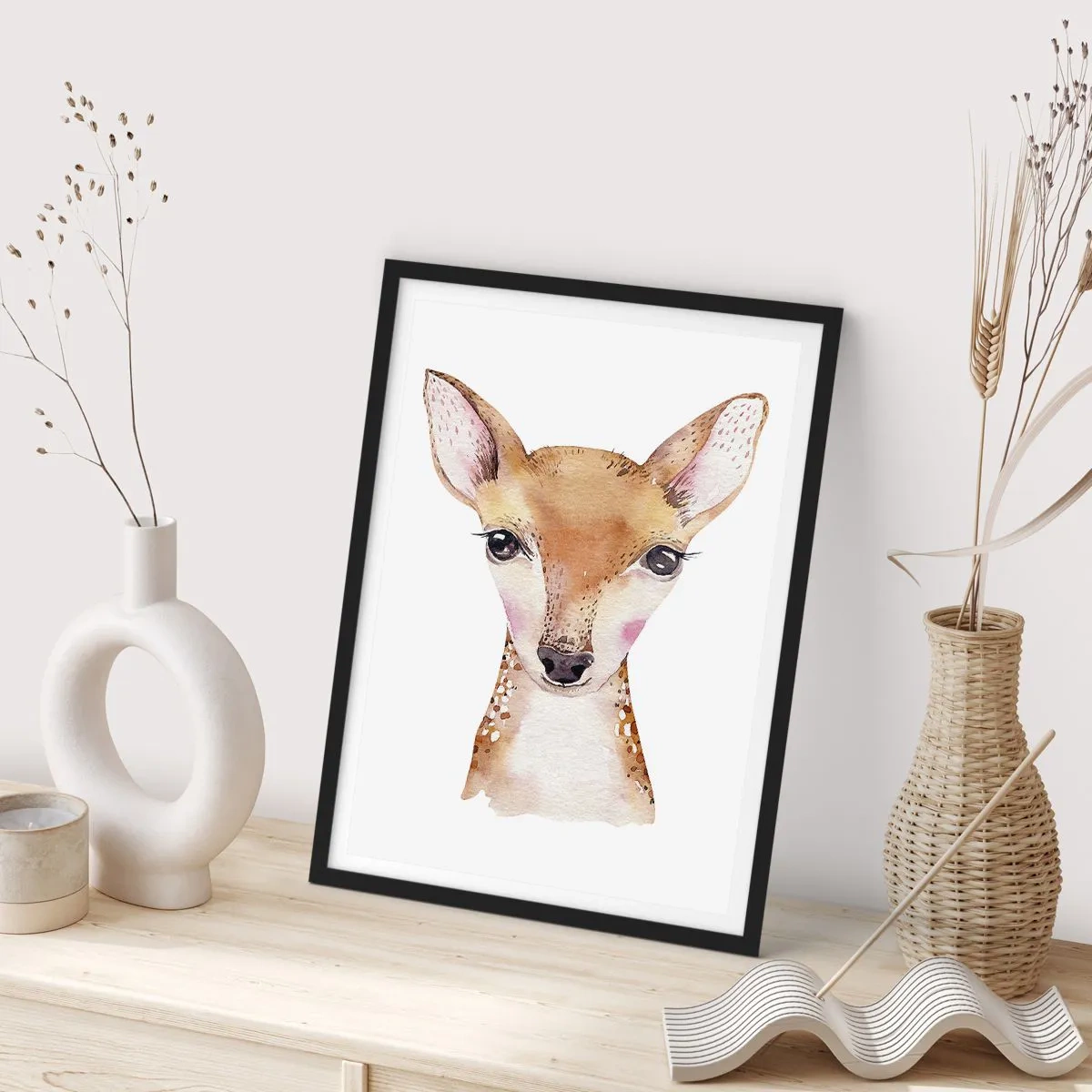 Affisch i svart ram - Oskuldens natur - 70x100 cm