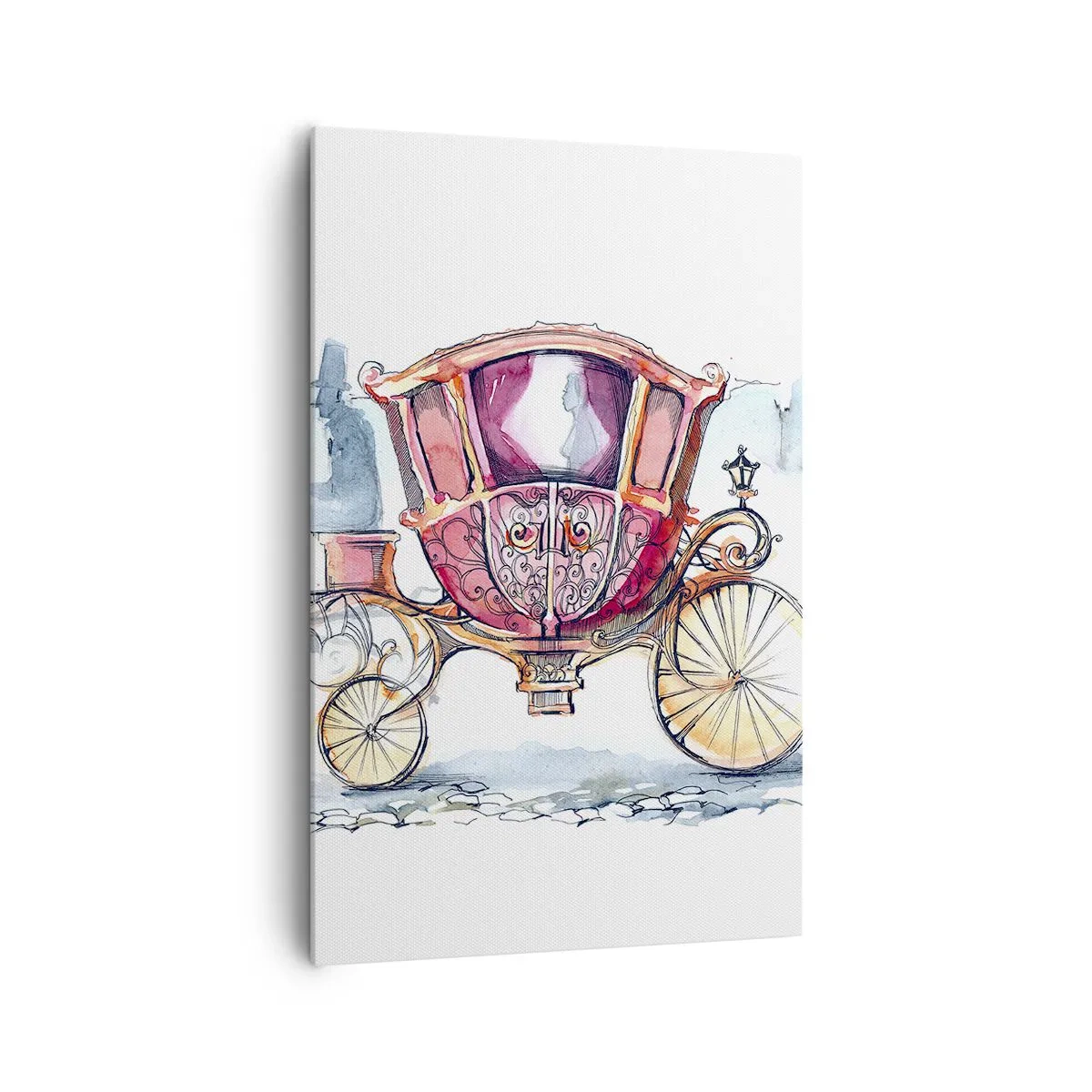 Canvastavla - Bild på duk - Bröllop eller bal? - 80x120 cm