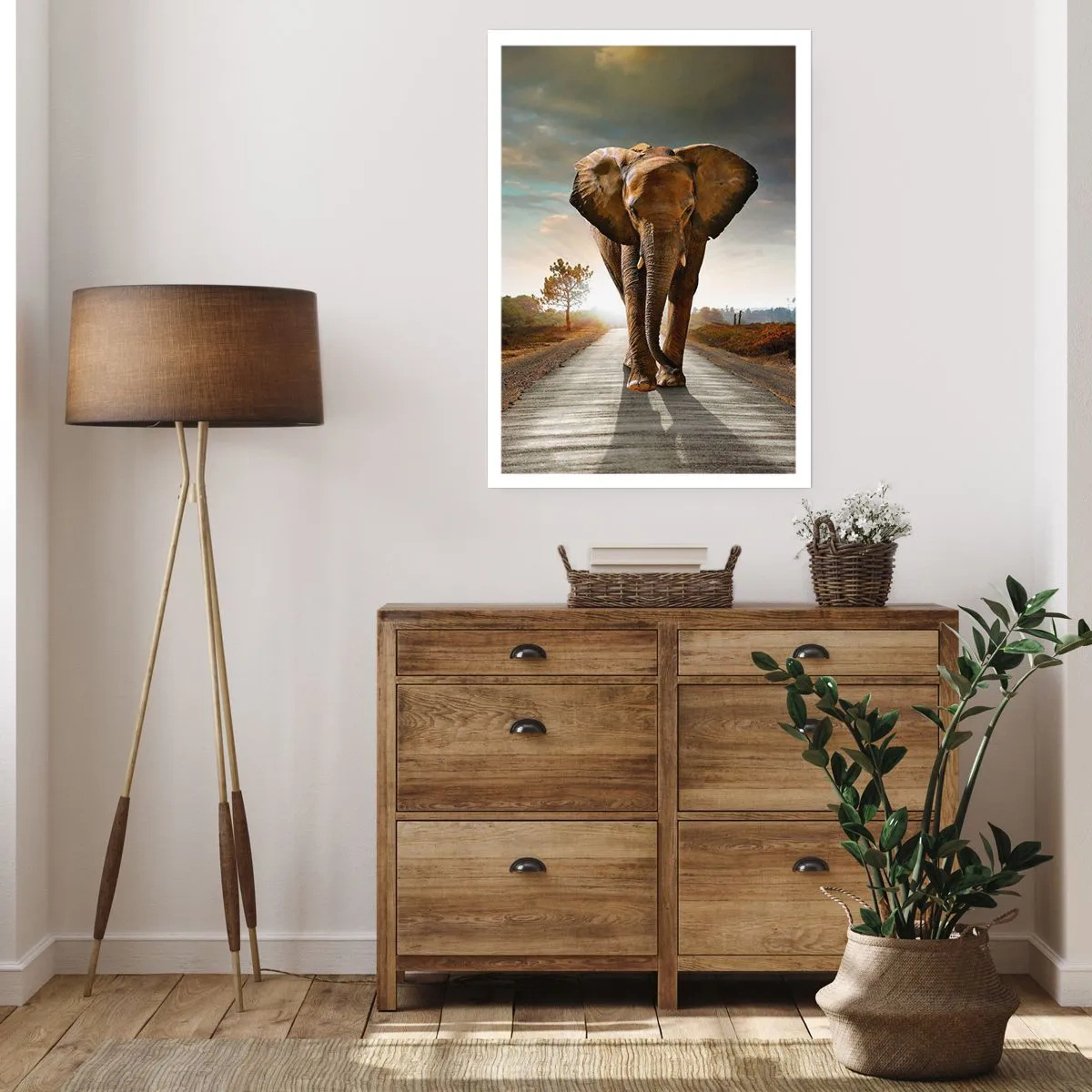 Affisch - Inte alls i en porslinsbutik - 61x91 cm