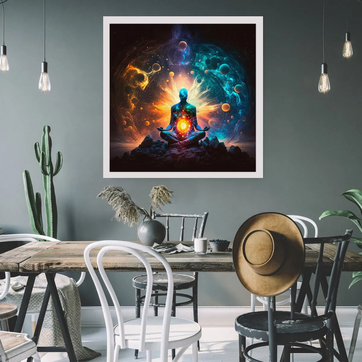 Affisch - Kosmisk stillhet - 50x50 cm
