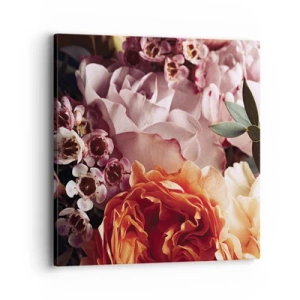 Canvastavla - Bild på duk - Omgärdade av skönhet - 40x40 cm