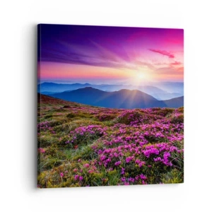 Canvastavla - Bild på duk - Doftande örter - 30x30 cm