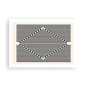 Affisch - Geometrisk illusion - 70x50 cm