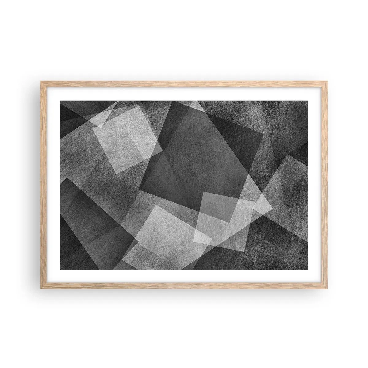 Affisch i ram av ljusek - Den eviga symbolen för hållbarhet och ordning - 70x50 cm