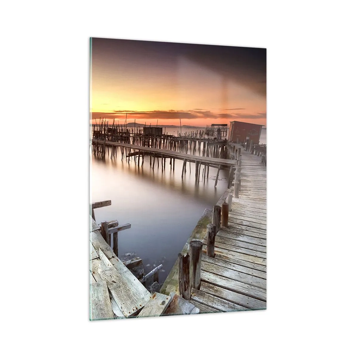 Glastavla - Bild på glas - Äkta vara, ingen attrapp för turister - 50x70 cm