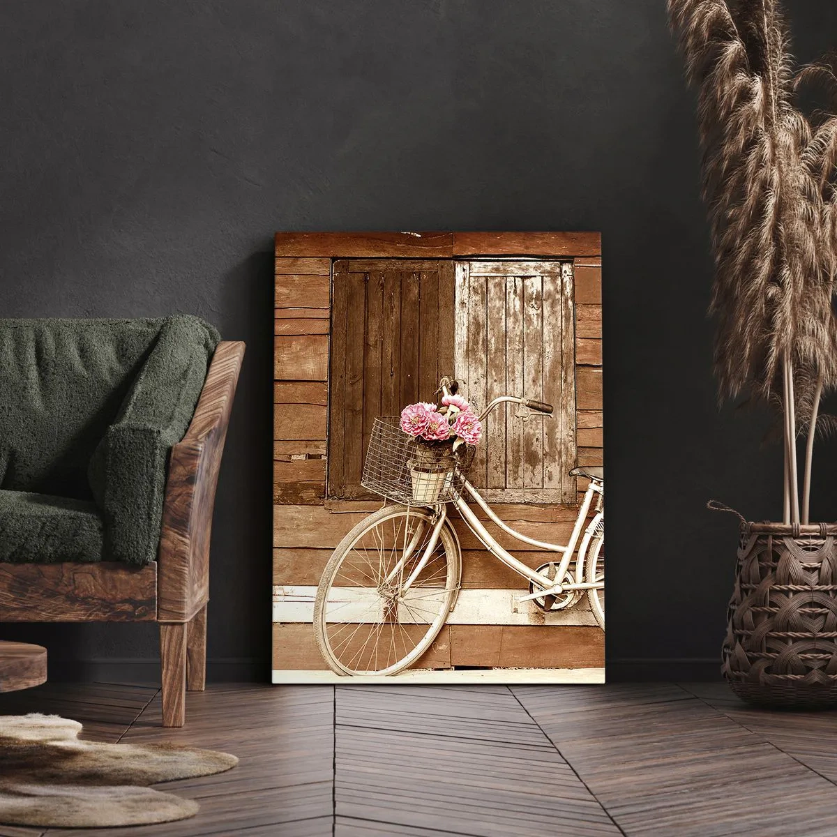 Canvastavla - Bild på duk - Strax tillbaka - 55x100 cm