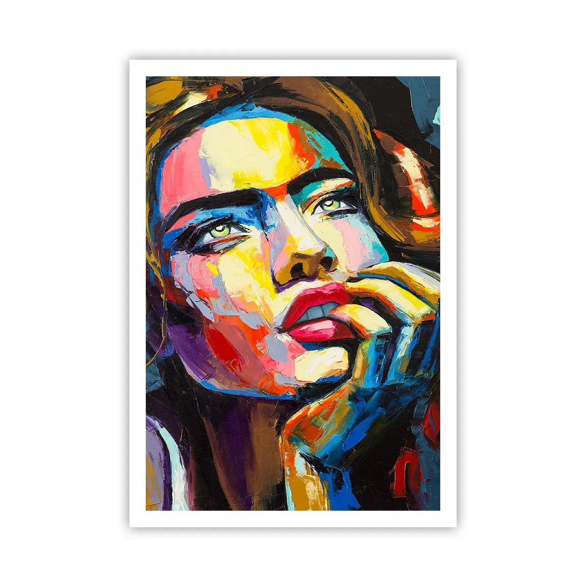 Affisch - Drömmar seglar i himlen som fåglar - 70x100 cm