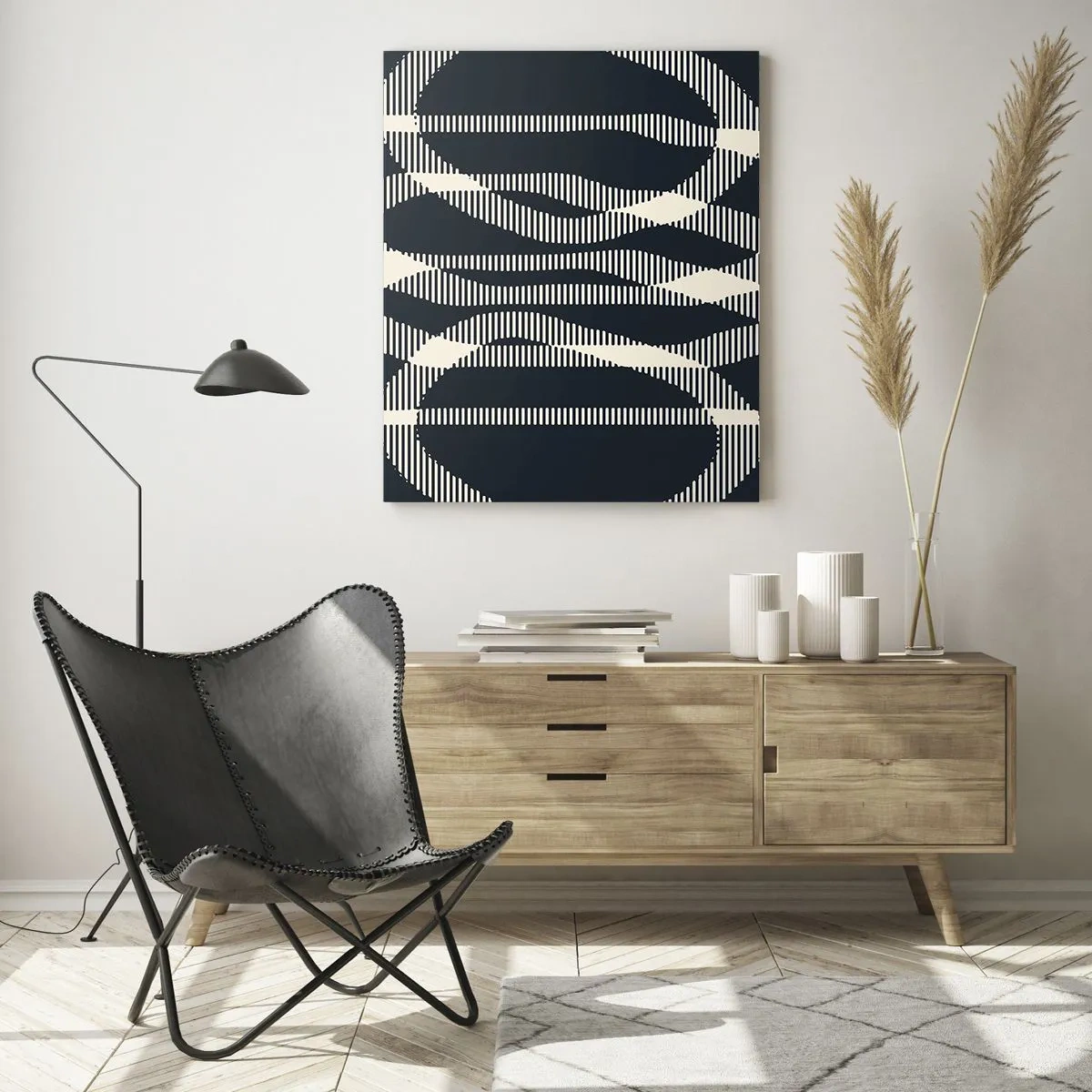 Glastavla - Bild på glas - Försök att bryta mörkret - 80x120 cm