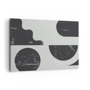 Canvastavla - Bild på duk - Komposition ovanför och under - 100x70 cm