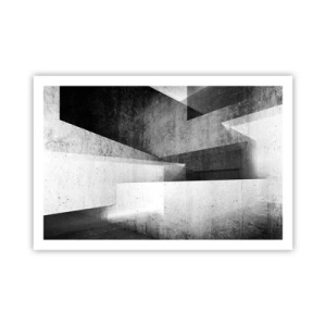 Affisch - Rummets struktur - 91x61 cm