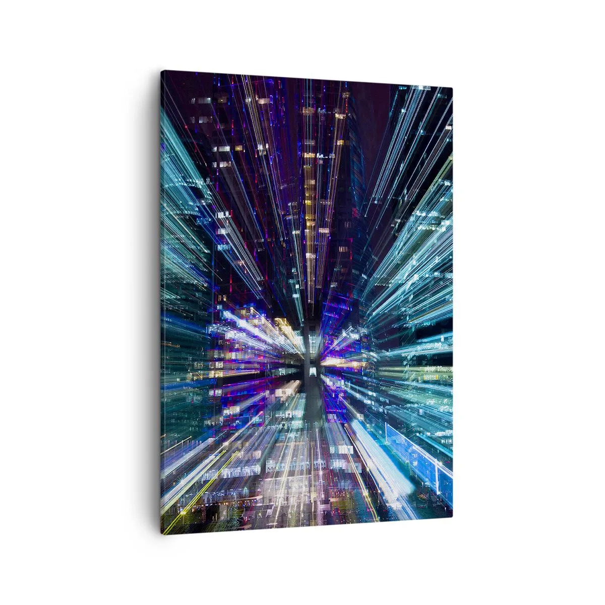 Canvastavla - Bild på duk - Övergång till hyperrymden - 50x70 cm