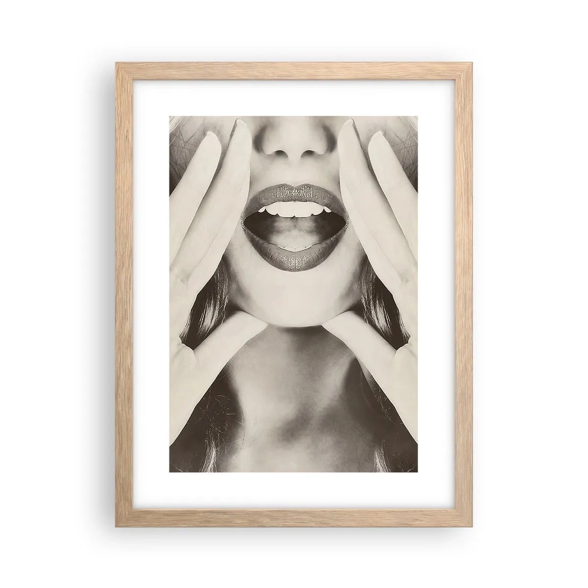 Affisch i ram av ljusek - Jag kommer! - 30x40 cm