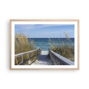 Affisch i ram av ljusek - I solen, i vinden - 70x50 cm