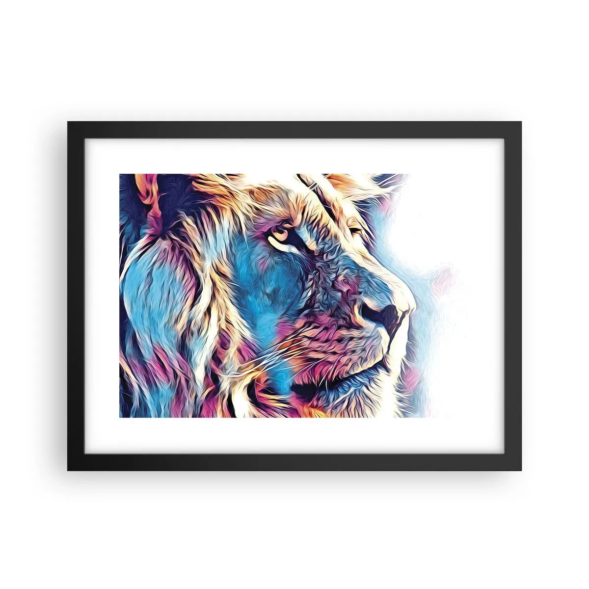 Affisch i svart ram - Naturens klokhet - 40x30 cm