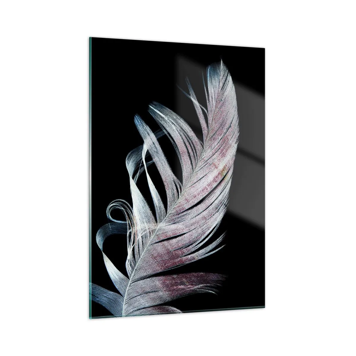 Glastavla - Bild på glas - Tänk på smekning - 50x70 cm