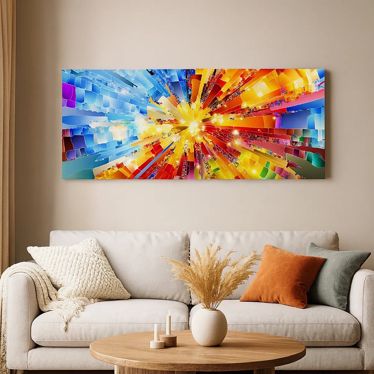 Canvastavla - Bild på duk - In medias res - 30x30 cm