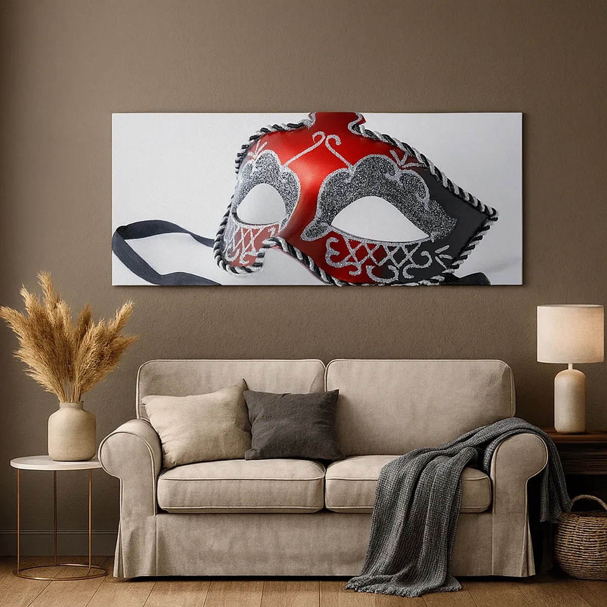 Canvastavla - Bild på duk - Inbjudan till bal - 30x30 cm