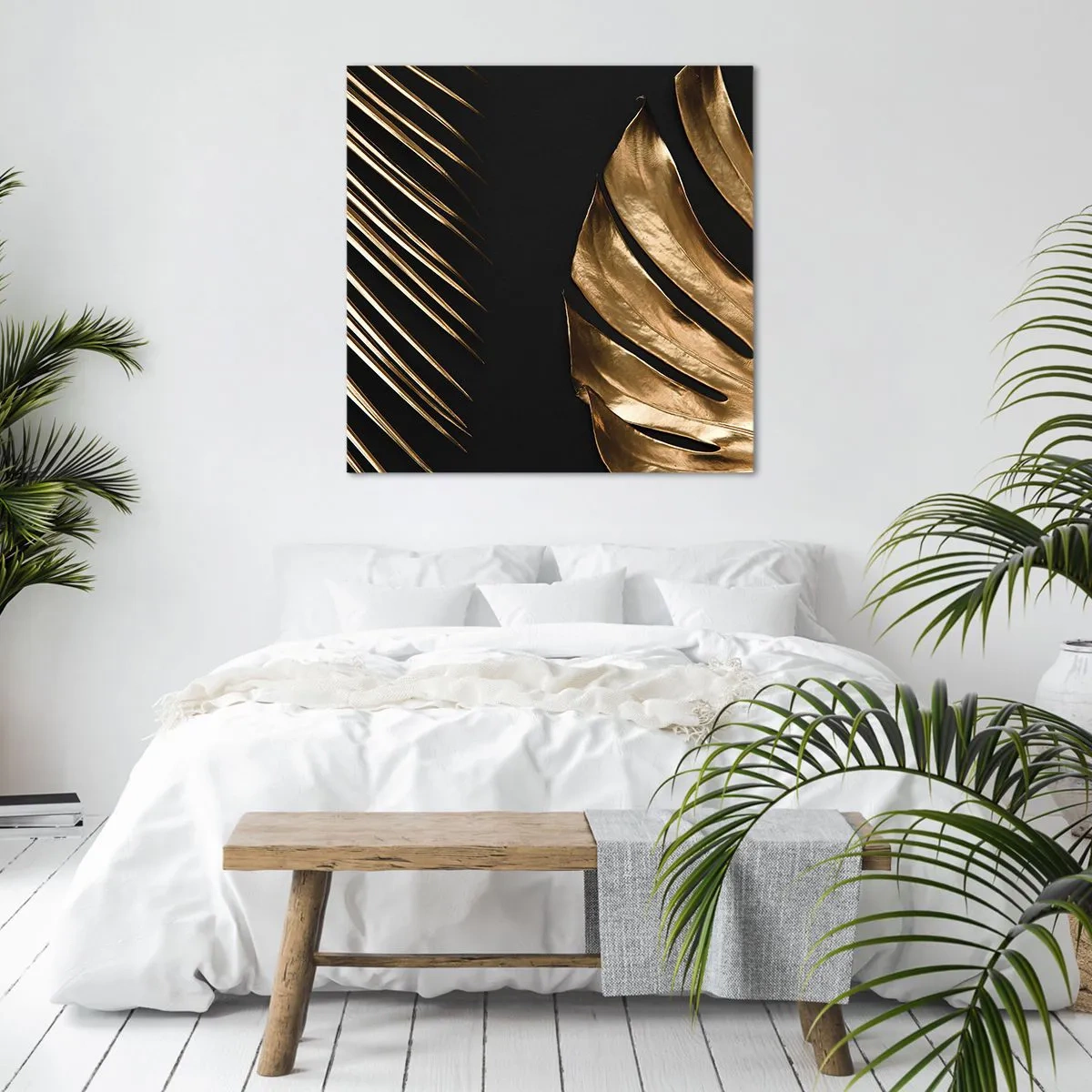 Canvastavla - Bild på duk - Olika men lika dyra - 50x50 cm