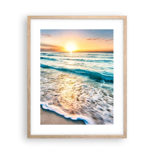 Affisch i ram av ljusek - Vy värd besväret - 40x50 cm